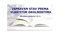 ISPRAVAN STAV PREMA VLASTITIM OKOLNOSTIMA | Mihael Bermanec